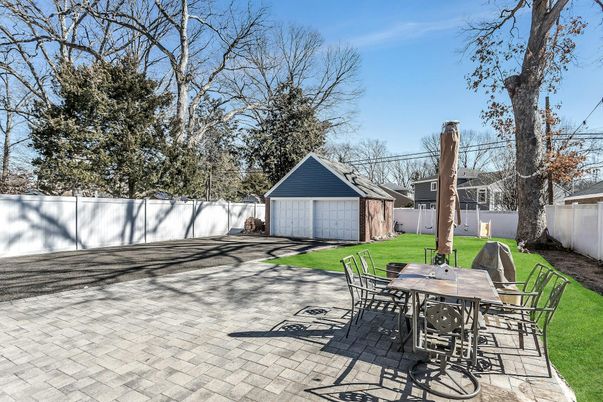 Backyard, Detached Garage, Exterior