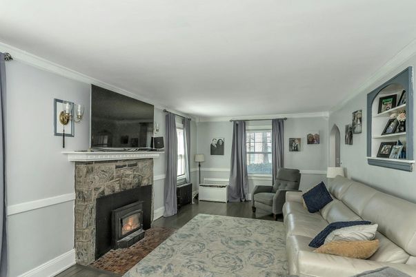 Fireplace, Interior, Living room, Wood Texture Flooring
