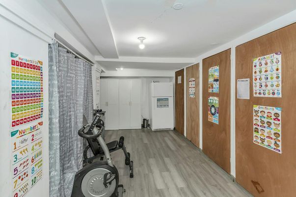 Fitness Equipment, Interior, Wood Texture Flooring, Wooden Walls