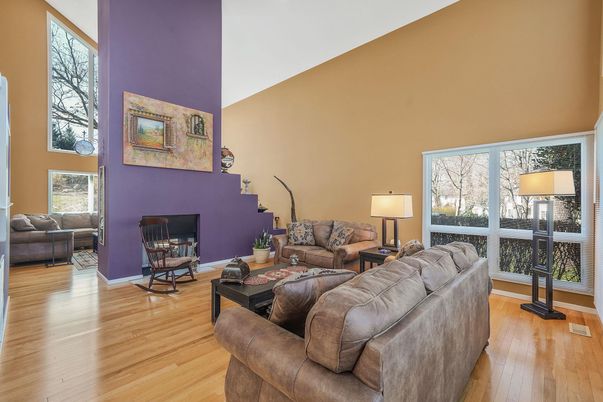 Fireplace, Interior, Living room, Wood Texture Flooring