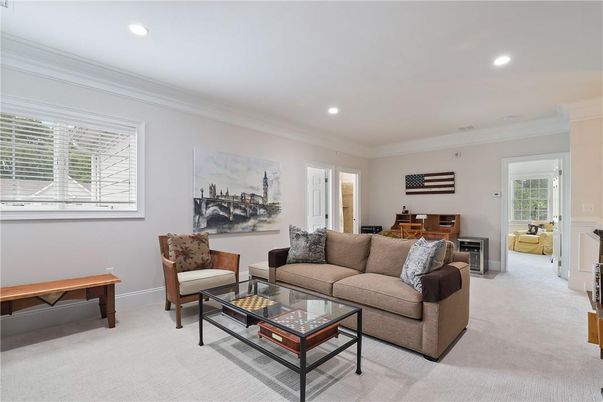 Interior, Living room, Recessed Lighting