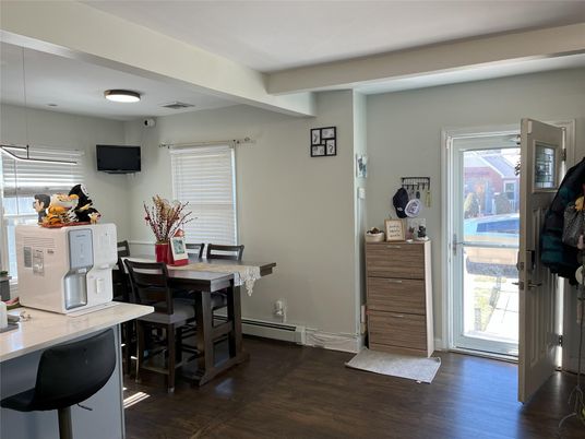 Dining room, Interior, Wood Texture Flooring