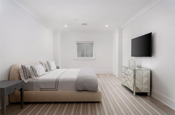 Bedroom, Interior, Recessed Lighting