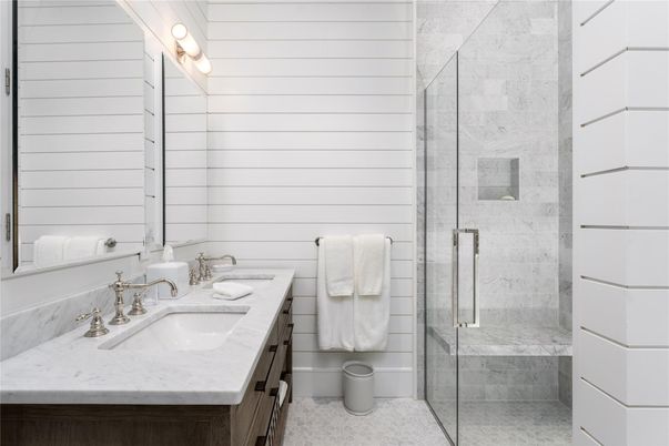 Bathroom, Glass Shower, Interior