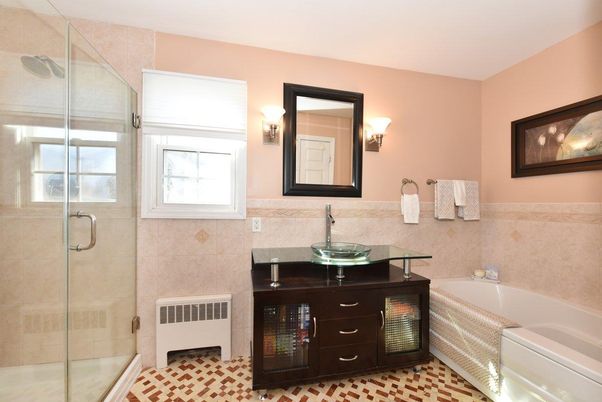 Bathroom, Glass Shower, Interior