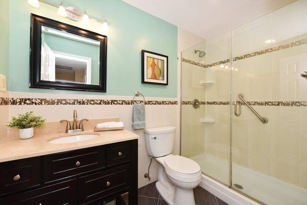 Bathroom, Glass Shower, Interior