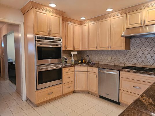 Interior, Kitchen, Recessed Lighting, Stainless Steel Appliances