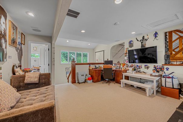 Home Office, Interior, Recessed Lighting