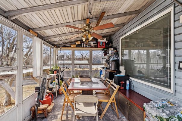 Dining room, Interior, Sun Room, Wooden Beams