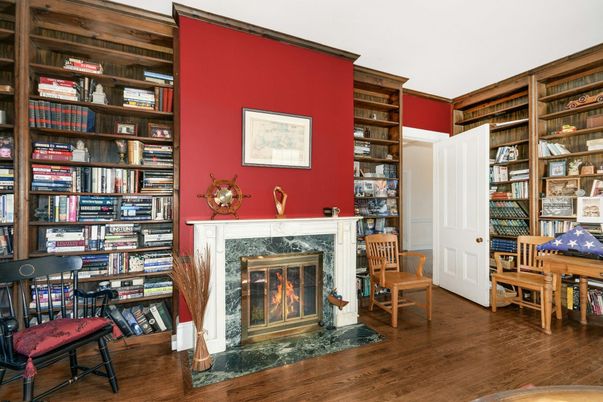 Fireplace, Interior, Wood Texture Flooring