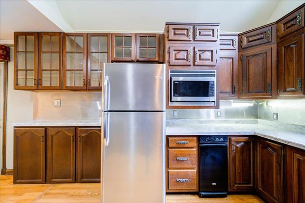 Interior, Kitchen, Wood Texture Flooring