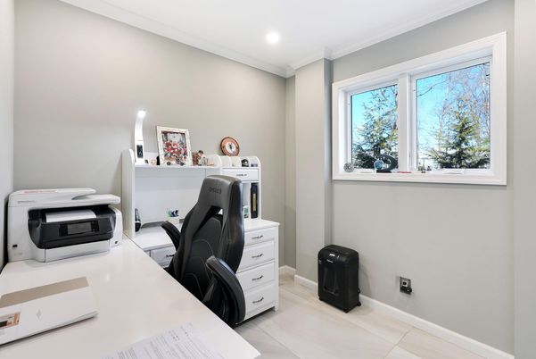 Home Office, Interior, Recessed Lighting