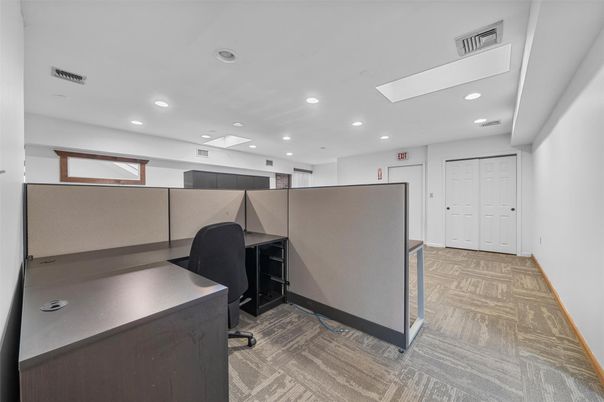 Home Office, Interior, Recessed Lighting