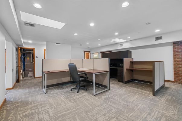 Home Office, Interior, Recessed Lighting