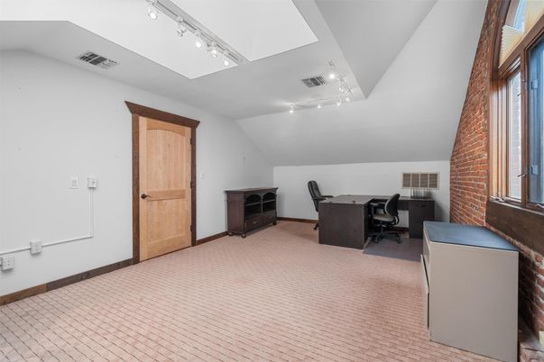 Home Office, Interior, Stone Walls