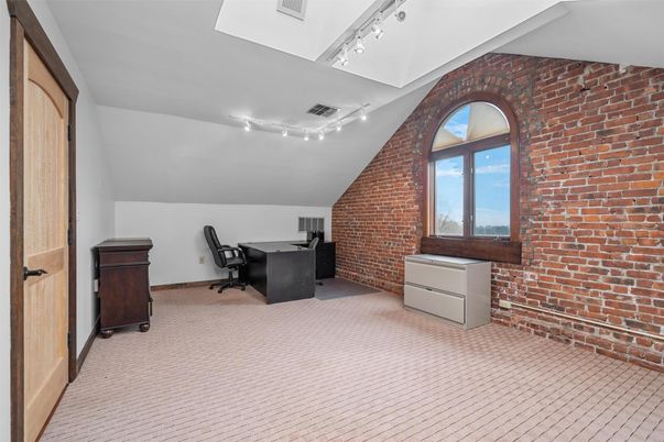 Home Office, Interior, Stone Walls