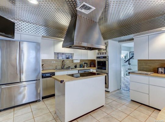 Interior, Kitchen, Recessed Lighting, Stainless Steel Appliances