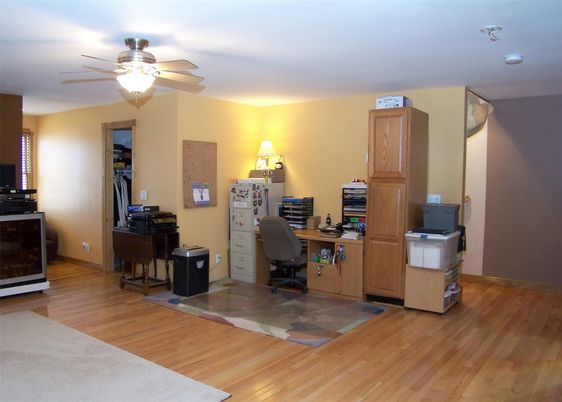 Home Office, Interior, Wood Texture Flooring