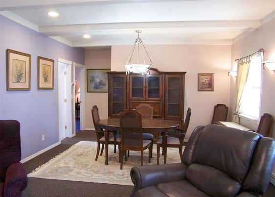 Dining room, Interior, Pendant Lights, Recessed Lighting