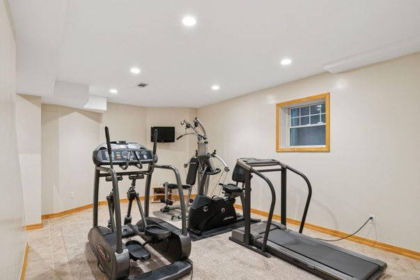 Fitness Equipment, Interior, Recessed Lighting