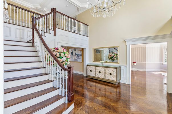 Chandelier, Interior, Wood Texture Flooring