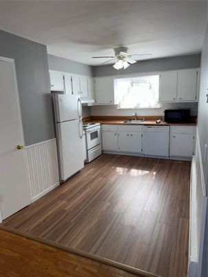 Interior, Kitchen, Wood Texture Flooring