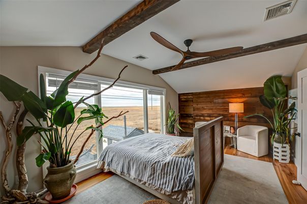 Bedroom, Interior, Wooden Beams, Wood Texture Flooring, Wooden Walls