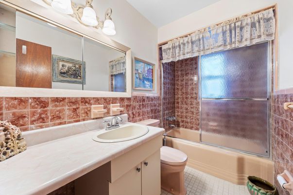 Bathroom, Glass Shower, Interior, Tile Countertops