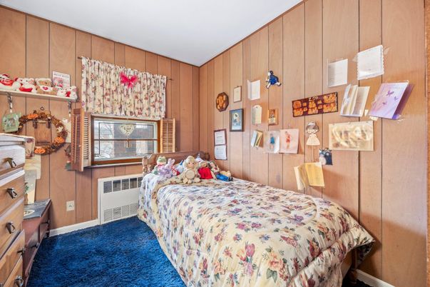 Bedroom, Interior, Wooden Walls