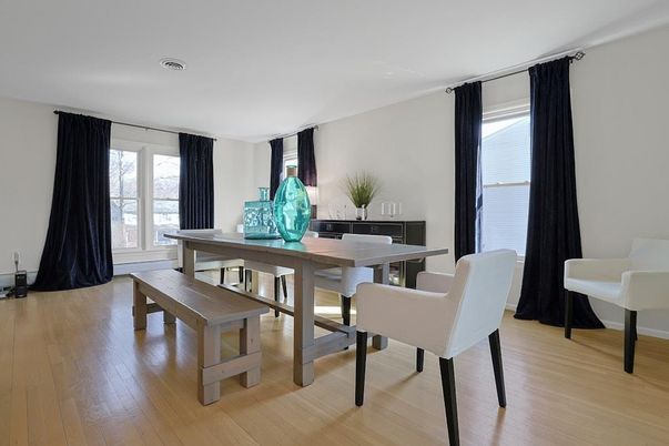 Dining room, Interior, Wood Texture Flooring