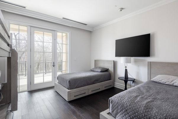 Bedroom, Interior, Wood Texture Flooring