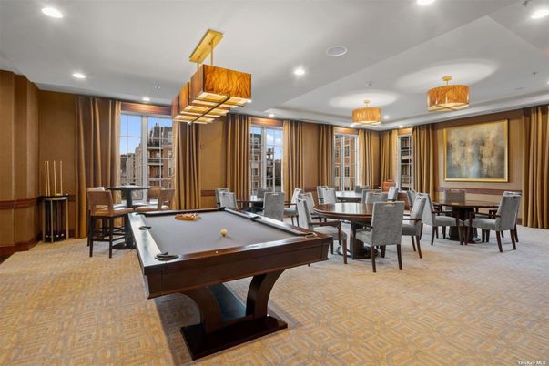 Billiard Table, Dining room, Game Room, Interior, Pendant Lights, Recessed Lighting