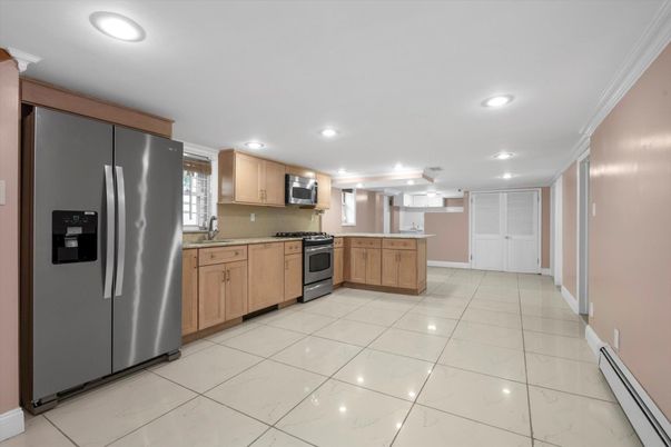 Interior, Kitchen, Recessed Lighting, Stainless Steel Appliances
