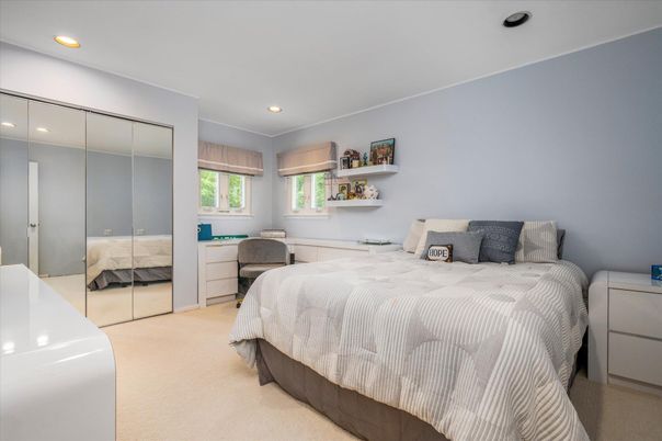Bedroom, Interior, Recessed Lighting