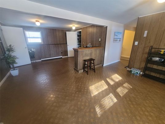Interior, Kitchen, Wood Texture Flooring, Wooden Walls