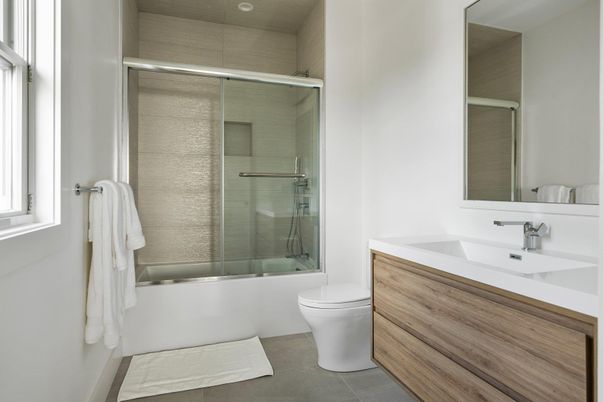 Bathroom, Glass Shower, Interior