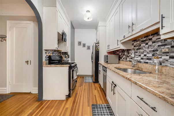 Interior, Kitchen, Wood Texture Flooring