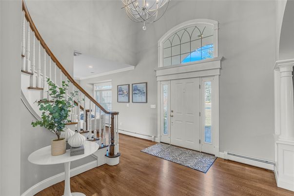 Chandelier, Interior, Recessed Lighting, Wood Texture Flooring