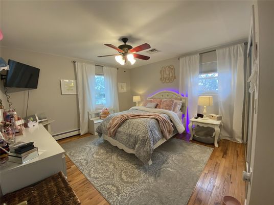 Bedroom, Interior, Wood Texture Flooring