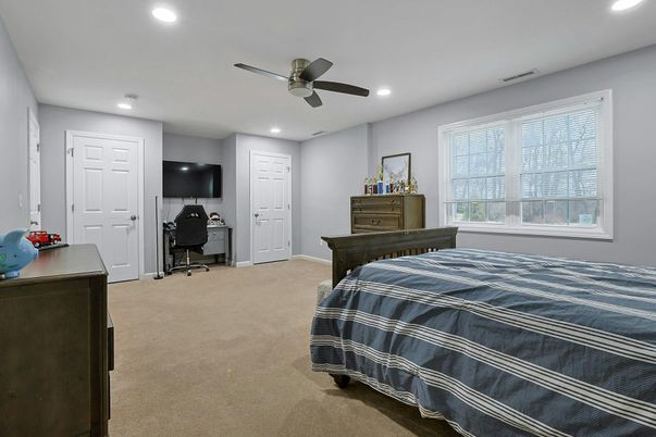 Bedroom, Home Office, Interior, Recessed Lighting