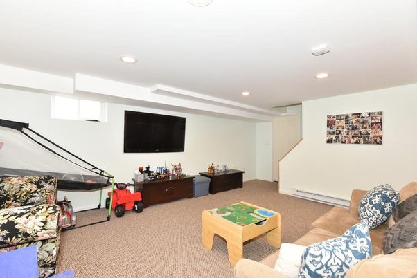 Interior, Living room, Recessed Lighting