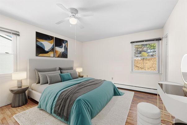Bedroom, Interior, Wood Texture Flooring