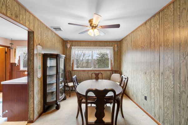 Dining room, Interior, Wooden Walls
