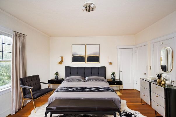 Bedroom, Interior, Wood Texture Flooring