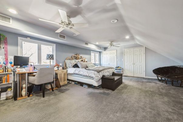 Bedroom, Home Office, Interior, Recessed Lighting