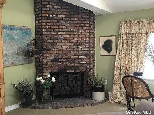 Fireplace, Interior, Stone Walls