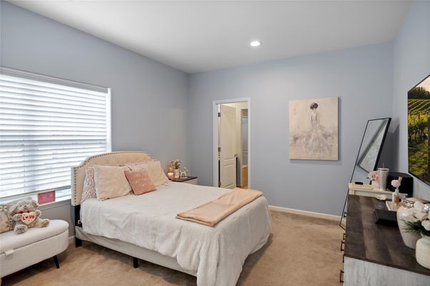 Bedroom, Interior, Recessed Lighting
