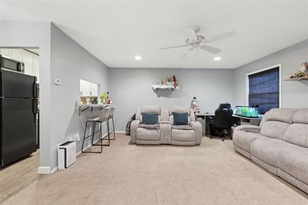 Home Office, Interior, Recessed Lighting