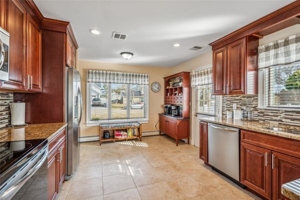 Interior, Kitchen, Recessed Lighting, Stainless Steel Appliances