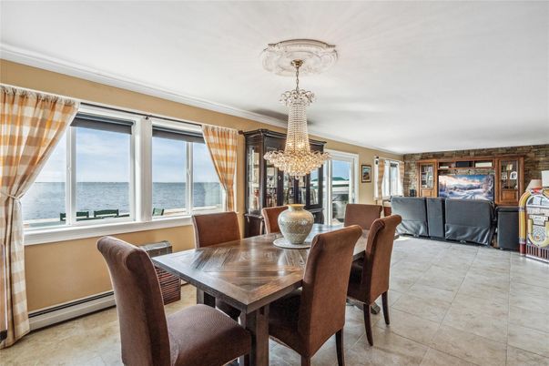 Chandelier, Dining room, Interior, Water